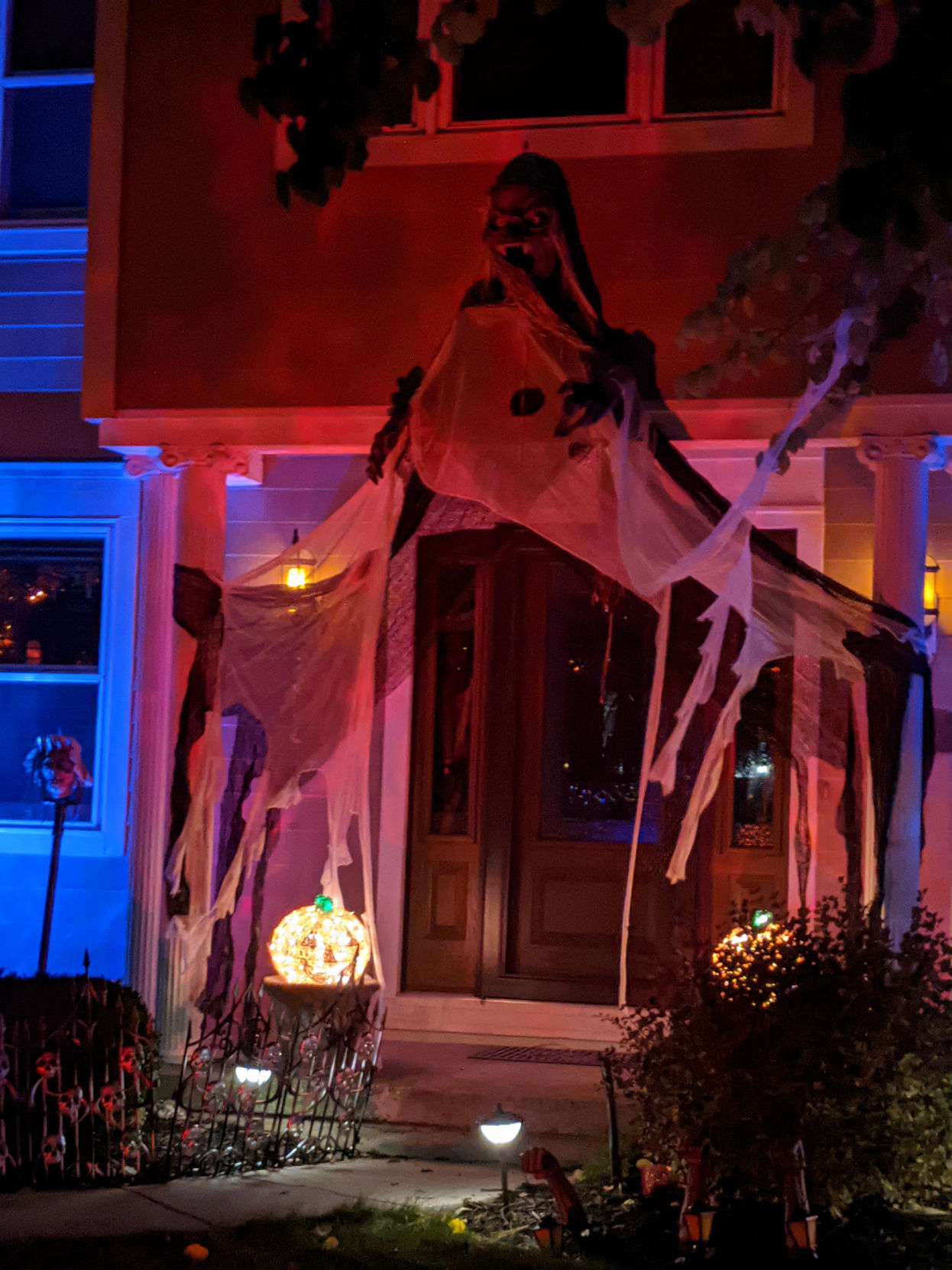 Halloween house 40th avenue entrance.jpg